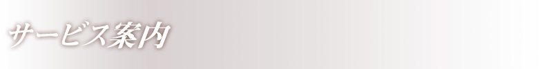 サービス案内